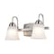 Nuvo Lighting 15W LED 2-Light Vanity, 3K, Brushed Nickel with Alabaster Glass 62/1568 - alternate 6